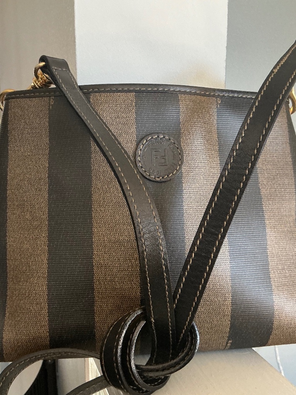 FENDI vintage shoulder bag S.A.S. Mint condition